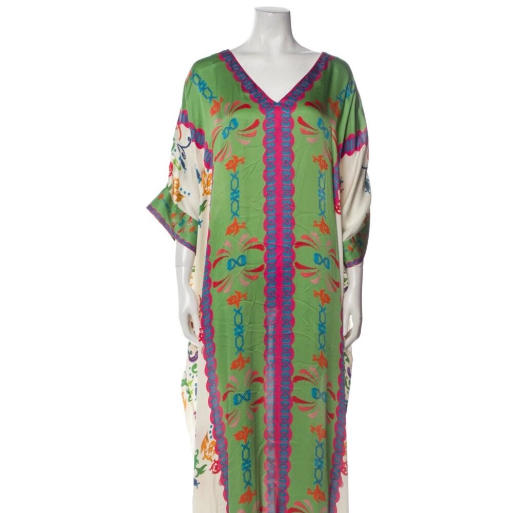 Carolina K Printed Long Dress - Size XS